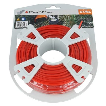 Rouleau, de fil de coupe carré Ø 2,7 mm x 68 m