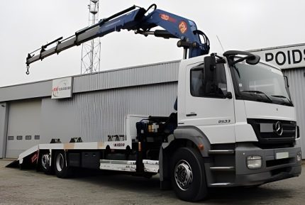 Tarif locatif service de transport : grutage et autres avec camion porte engin